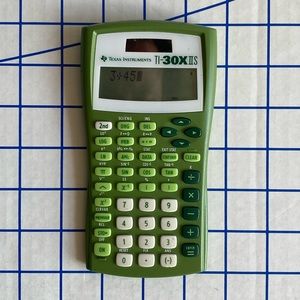 Texas Instruments TI-30X iiS Scientific Calculator Green No Cover